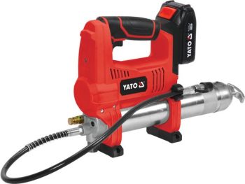 AKUMULATORA SMĒRVIELU IZSPIEDĒJS EĻĻOŠANAS PISTOLE 18V 620 bar (ar akumulatoru 18V 3Ah un lādētāju) YATO YT-07020