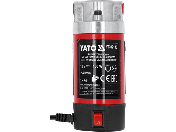 12 V elektriskais eļļas sūknis YATO YT-07140 - Image 4