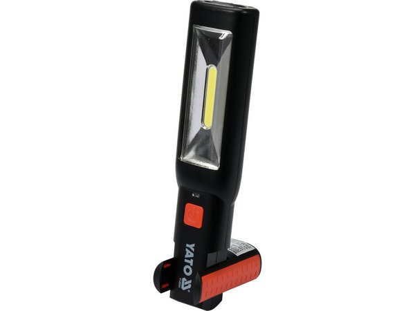 3W COB LED uzlādējama pārnēsājama lampa YATO YT-08504