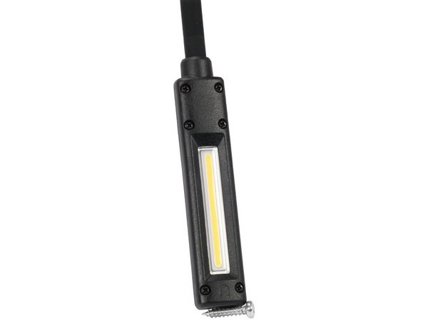 Gaisma. Bezvadu COB lampa 500 lm, elastīga kāja YATO YT-08527 - Image 5