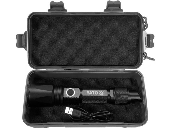 Uzlādējams lukturītis 10W 900lm IP64 YATO YT-08559 - Image 7