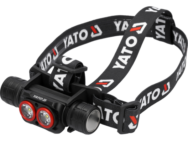 Uzlādējams pieres lukturis 3000 lm YATO YT-085943