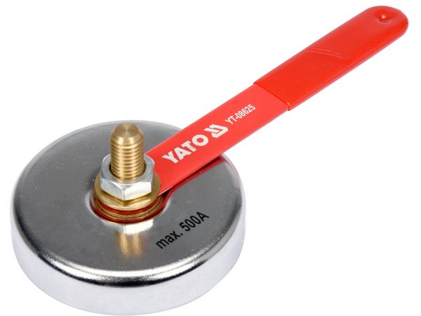 Metināšanas magnētiskā zemējuma skava 7 kg, 500 A YATO YT-08625 - Image 2