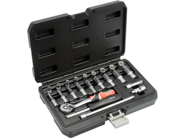INSTRUMENTU KOMPLEKTS 1/4" ,23 DAĻU, YATO YT-14451 INSTRUMENTU KOMPLEKTS 1/4" ,23 DAĻU, YATO YT-14451 - Image 2