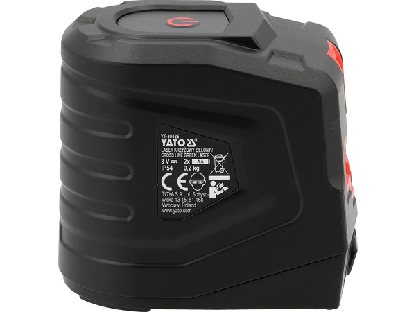 Pašlīmeņojošs zaļš lāzera līmeņrādis YATO YT-30426 - Image 4