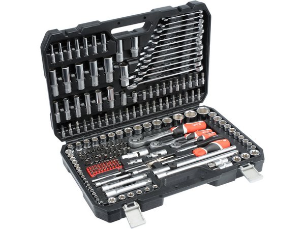 INSTRUMENTU KOMPLEKTS LIELAIS PROFESIONĀLAIS XXL 1/4", 3/8" un 1/2" (216 DAĻU) ,YATO YT-38841 INSTRUMENTU KOMPLEKTS LIELAIS PROFESIONĀLAIS XXL 1/4", 3/8" un 1/2" (216 DAĻU) ,YATO YT-38841 - Image 2