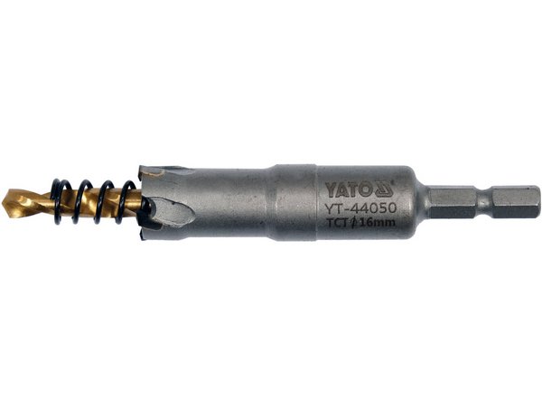 TCT 16 mm metāla caurumzāģis YATO YT-44050