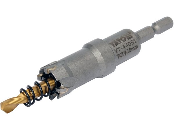 TCT 18 mm metāla caurumzāģis YATO YT-44051 - Image 2