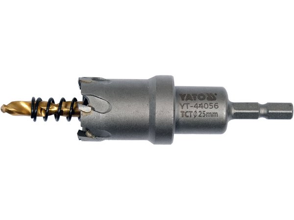 TCT 25 mm metāla caurumzāģis YATO YT-44056
