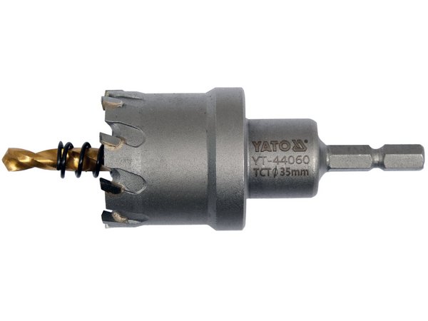 TCT 35 mm metāla caurumzāģis YATO YT-44060