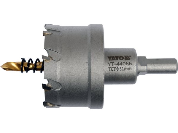 TCT 51 mm metāla caurumzāģis YATO YT-44066