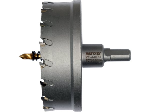 TCT 102 mm metāla caurumzāģis YATO YT-44074
