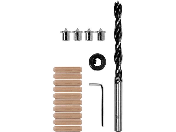 Komplekts savienojumiem uz dībeļiem ar Ø 10 mm YATO YT-44113