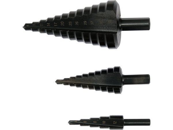 3 pakāpju urbju komplekts metālam YATO YT-44732