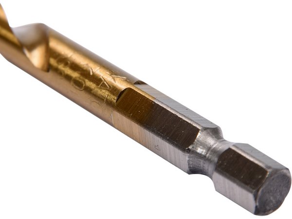 HSS-TiN 7,0 mm metāla urbis ar sešstūra kātu YATO YT-44766 - Image 2
