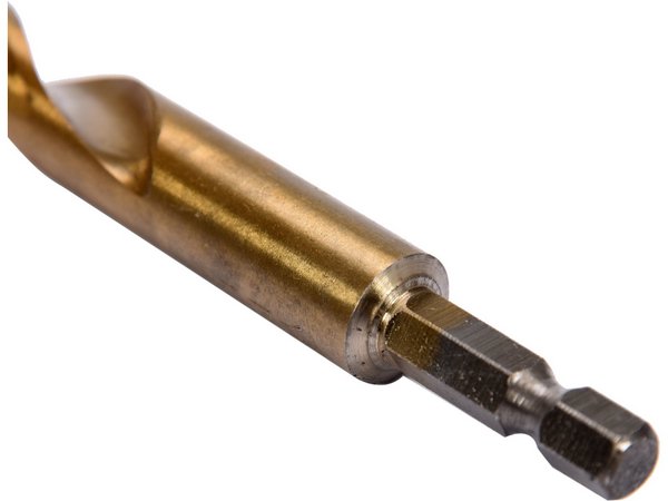 HSS-TiN 12,0 mm metāla urbis ar sešstūra kātu YATO YT-44774 - Image 2