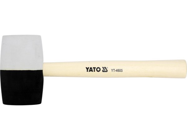 YATO GUMIJAS ĀMURS AR KOKA ROKTURI, 980 gr., YATO YT-4605 YATO GUMIJAS ĀMURS AR KOKA ROKTURI, 980 gr., YATO YT-4605