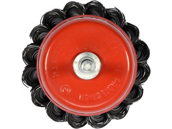 Vītā stiepļu birste "CUP" 65mm ar stieni YATO YT-47518 - Image 2