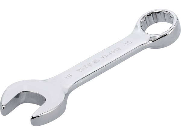 Īsa kombinētā uzgriežņu atslēga 19 mm YATO YT-4912 - Image 2