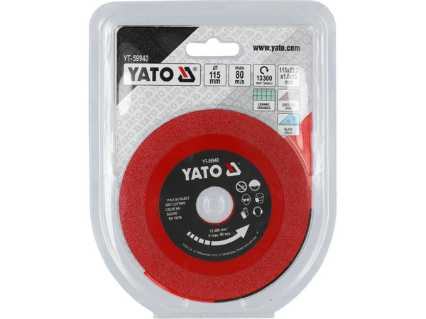 Dimanta disks 125 mm x 22,23 mm YATO YT-59941 - Image 3