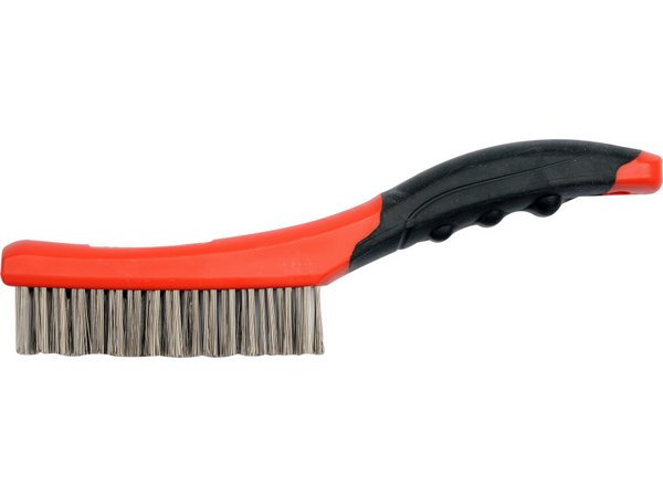 4 rindu tērauda birste ar plastmasas rokturi YATO YT-6338