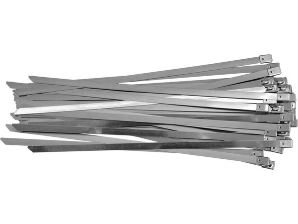 Tērauda savilcēji (skavas) 8,0x300 mm, 50 gab. YATO YT-70582