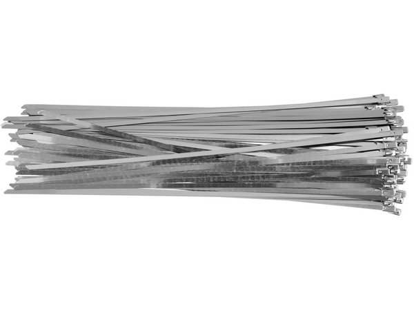 Tērauda savilcēji (skavas) 8,0x450 mm, 50 gab. YATO YT-70585