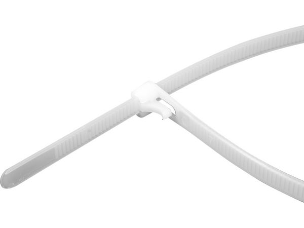 Atkārtoti lietojami plastmasas savilcēji, balti, 3,6 × 150 mm, 100 gab. YATO YT-70660 - Image 4