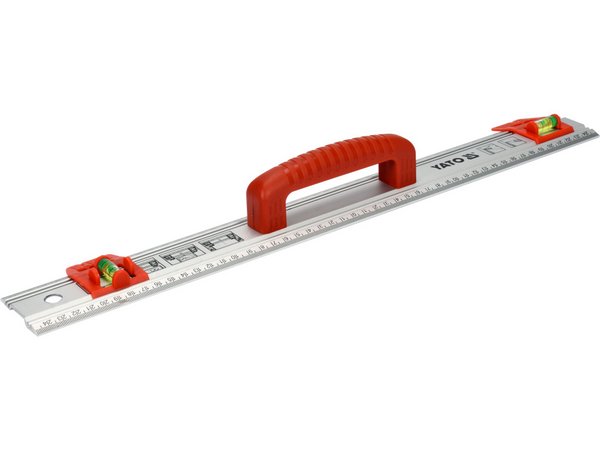 Alumīnija galdniecības lineāls ar divām acīm un 500 mm rokturi YATO YT-70713 - Image 2