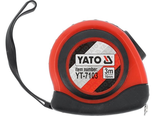 Mērlente 16 mm x 3 m ar magnētu YATO YT-7103 Mērlente 16 mm x 3 m ar magnētu YATO YT-7103 - Image 2