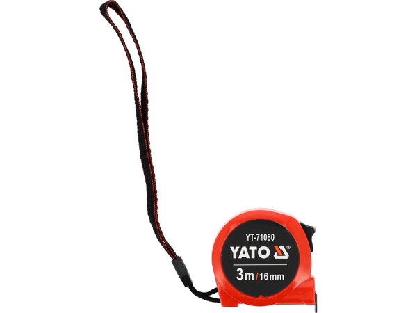 Mērlente 3m, izvelkama rulete, YATO YT-71080 - Image 2