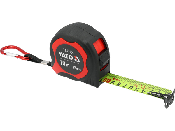 Celtniecības mērlente 10 m x 28 mm YATO YT-71164 - Image 2