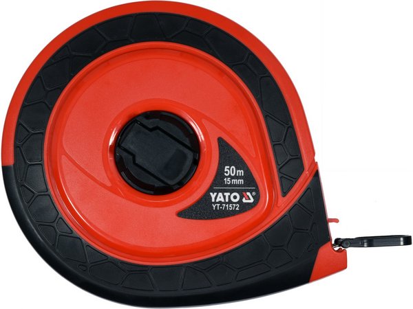 Mērlente 50 metri, stiklašķedras, YATO YT-71572