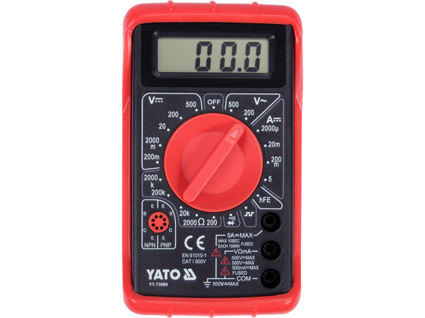 DIGITĀLAIS MULTIMETRS YATO YT-73080 DIGITĀLAIS MULTIMETRS YATO YT-73080