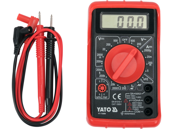 DIGITĀLAIS MULTIMETRS YATO YT-73080 DIGITĀLAIS MULTIMETRS YATO YT-73080 - Image 4