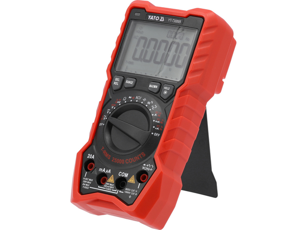 DIGITĀLAIS MULTIMĒTRS TRUE RMS LCD 25000, YATO YT-730895 - Image 3