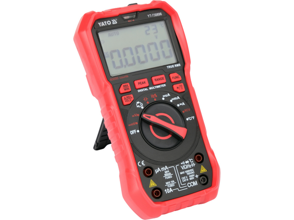 DIGITĀLAIS MULTIMĒTRS TRUE RMS LCD 60000, YATO YT-730896 - Image 4