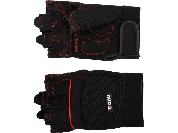 Atvērto pirkstu cimdi x10 YATO YT-74660 - Image 8