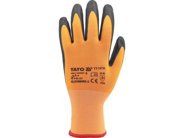 Slāpekļa darba cimdi skārienekrāniem, 10. izmērs YATO YT-74756 - Image 3