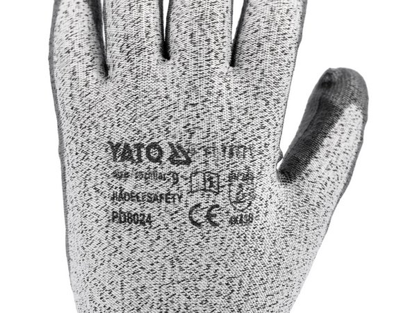 HPPE pretgriezumu darba cimdi, 9. izmērs YATO YT-74771 - Image 5