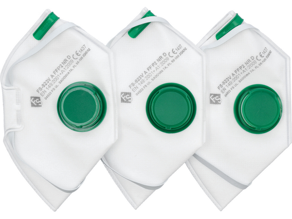 Antiaerosola respirators ar vārstu 3 gab. YATO YT-7492 - Image 2