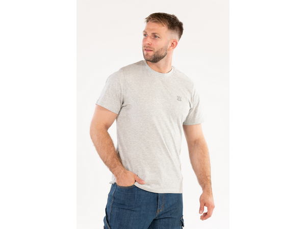 BASIC T-krekls, pelēka melanža, M izmērs YATO YT-78501 - Image 2