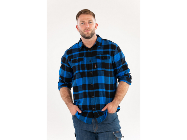 Zils flaneļa krekls, XL izmērs YATO YT-78809 - Image 3