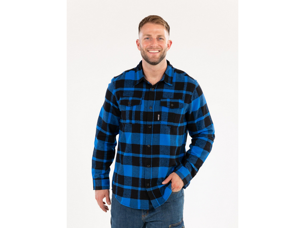 Zils flaneļa krekls, 3XL izmērs YATO YT-78811 - Image 2