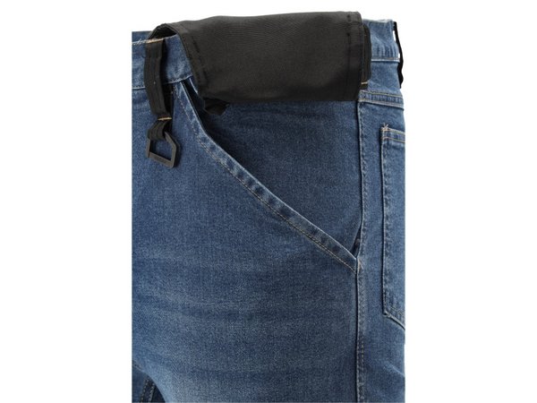 DARK BLUE džinsa darba bikses, izmēri RL/XL YATO YT-79053 - Image 11