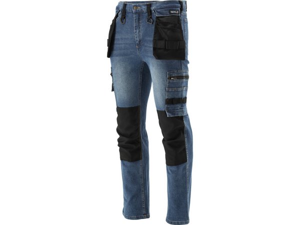 DARK BLUE džinsa darba bikses, R.2XL izmērs YATO YT-79055