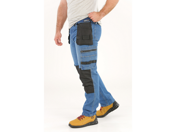 DARK BLUE džinsa darba bikses, R.2XL izmērs YATO YT-79055 - Image 3