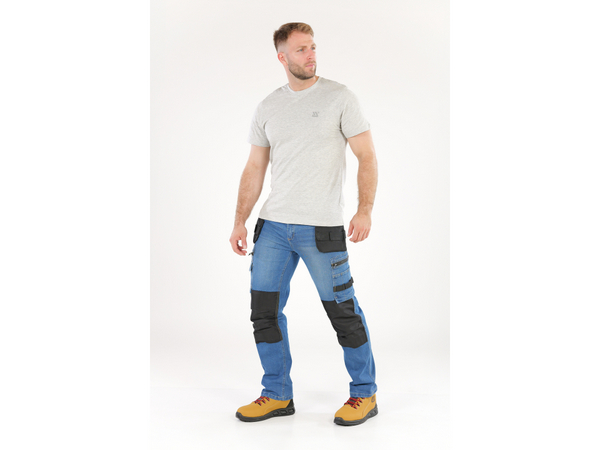 DARK BLUE džinsa darba bikses, R.2XL izmērs YATO YT-79055 - Image 4