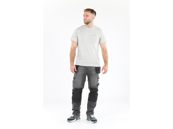 Elastīgas džinsa bikses STRETCH JEANS STEEL GREY, 2XL izmērs YATO YT-79065 - Image 4