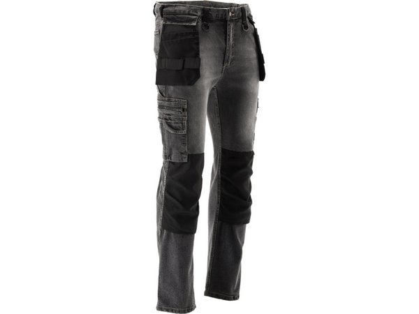 Elastīgas džinsa bikses STRETCH JEANS STEEL GREY, 2XL izmērs YATO YT-79065 - Image 6